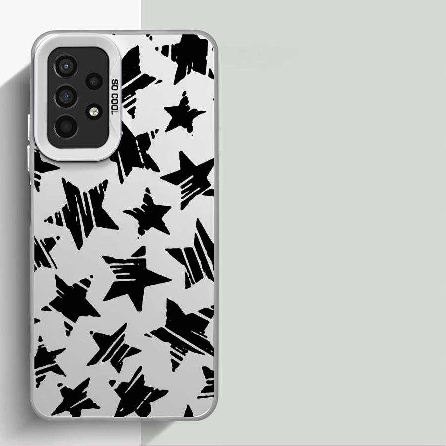 Пятиконечная звезда Чехол для телефона для Samsung Galaxy A14 A13 A15 A23 4G A34 A33 A53 A24 A54 A35 A55 5G A11 A12 Capa Чехол