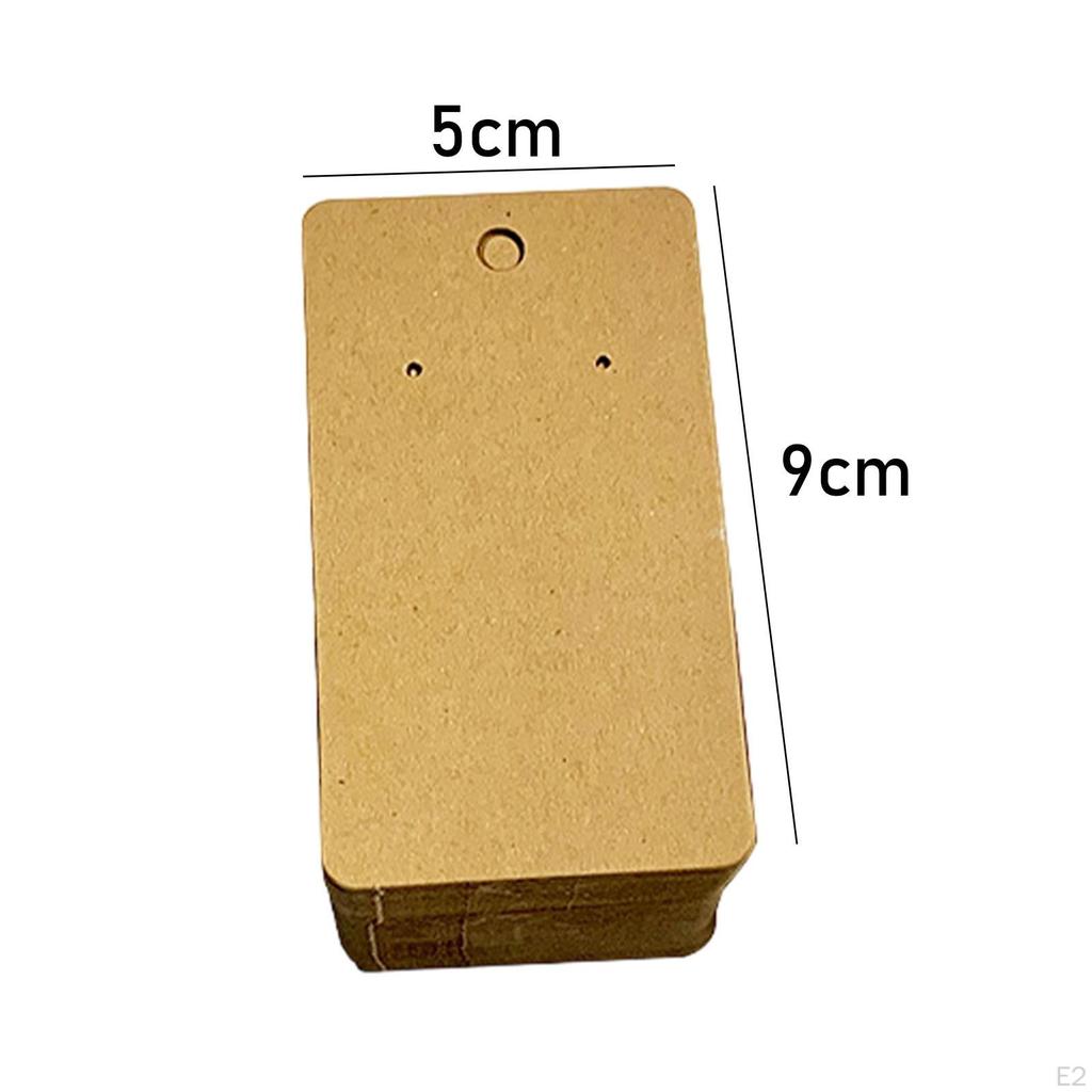 100 Pieces Earring Display Cards Holders Jewelry Storage for