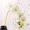 Artificial Flower Realistic Office Ornament Butterfly Orchid 7 Heads Fake Flower for Wedding