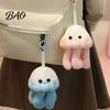 Soft Plush Keychain Cute Jellyfish Backpack Keychain, Pendant for Purse, Fluffy Keyring Marine Animal Girls Women, Aquarium Souvenir Gift Car