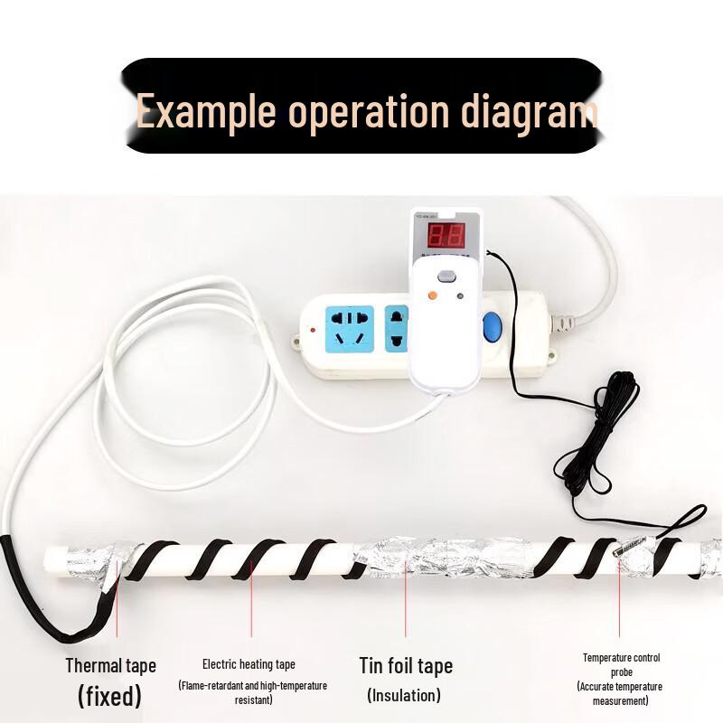 Саморегулирующийся электрический нагревательный кабель для труб