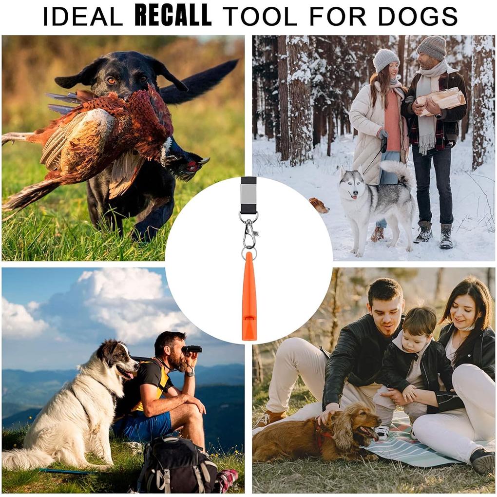 1 шт. ультразвуковой свисток для собак для обучения прекращению лая с высокой частотой бесшумные свистки