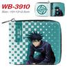 Jujutsu Kaisen Short Wallet Anime Cartoon Leather Bifold Card Holder Coin Purse for Students Men Women