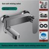 Wall Mounted 304 Stainless Steel Mixer Tap Hot And Cold Bathroom Mixing Valve Bath Shower Set  Faucet Brass Bathtub Mixer