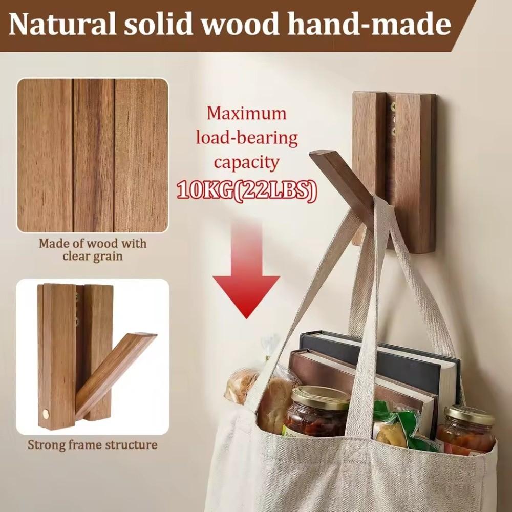 Handmade Piano Key Shaped Hooks Foldable Entry Wall Hooks Wall Mounted Coat Racks  Home Porch Door