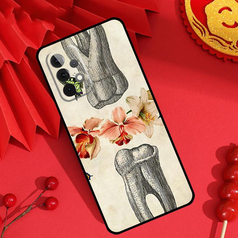 Чехол с рисунком зуба и дантистом для Samsung Galaxy M21 M31 M35 M12 M13 M14 M15 M06 M16 M36 M56 M53 M32 M52 M55 M34 M54