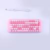 Mofii Механическая клавиатура со светящимися клавишами, 84 клавиши, разноцветная, отлично подходит для офисных работников и геймеров