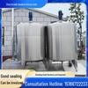 3 Ton Food Grade 304 Stainless Steel Electric Heating Mixing Tank with Single/Double Layer for Liquid Storage