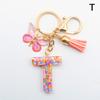 AZ 26 Буква Подвеска Брелок Кисточка Бабочка Подвески Брелоки Женские Украшения Сумка Автомобиль Брелок Подвеска