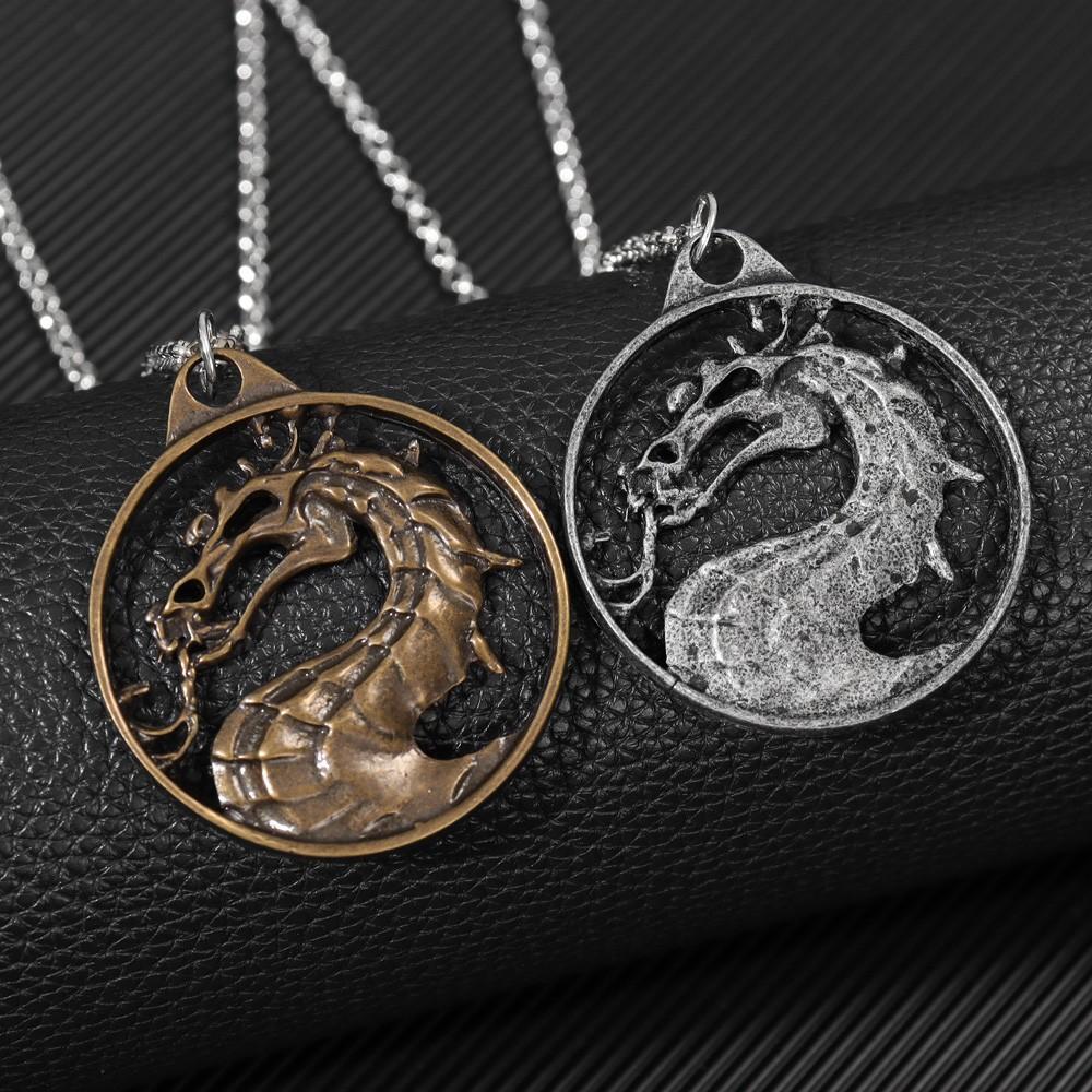 Mortal Kombat Demon Palace Fighting Game Dragon Necklace