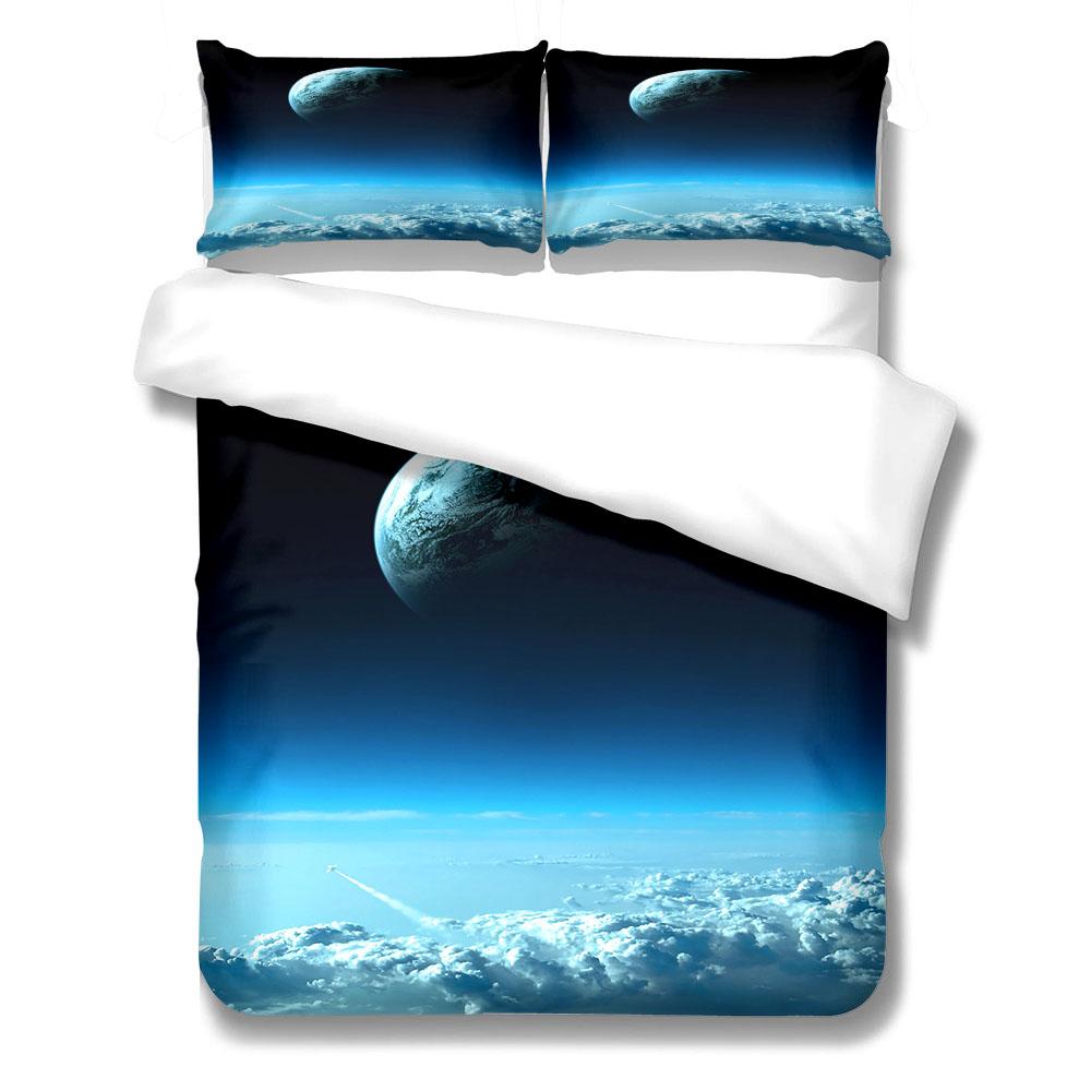 Комплект постельного белья Lunar Moon Duvet Cover Set King Queen Double Full Twin Single Size