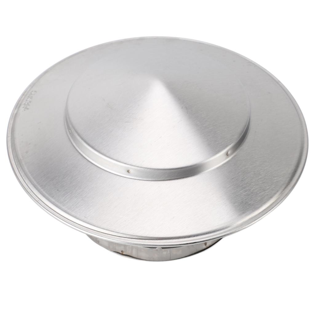 Stainless Steel Chimney Cap Rustproof Round Exterior Chimney Fireplace Topper Cone Top for Outside