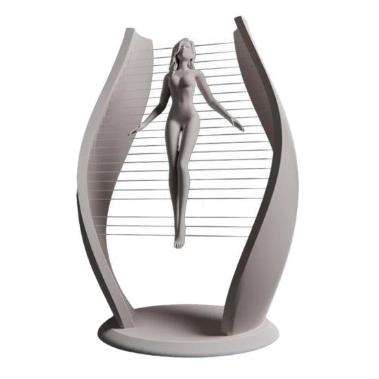 Художественная подвеска Мужчина Женщина Фигурка 3D-печать Парящий Мальчик Девочка Статуэтка Дом Офис Гостиная