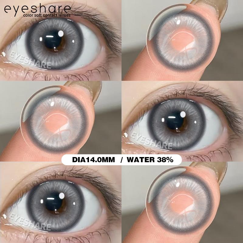 Eyeshare 1 пара красных контактных линз для косплея, розовые линзы для макияжа, модные линзы для косплея для женщин Colorcon