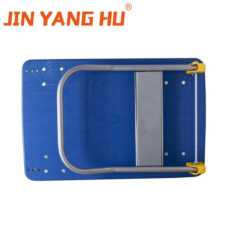150kg Foldable Four-Wheel Platform Hand Cart Trolley OEM For Storage & Industrial Use