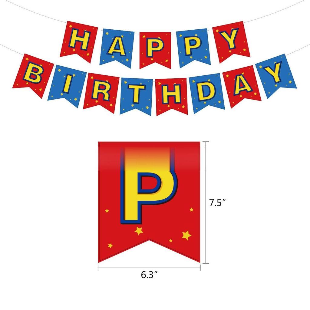 Toy Story Birthday Decorations Party Set, Woody, Buzz Lightyear, 5, Disney, Kids, Cute, Boys, Girls, Character, Movie, Animation, Dolls, Red, Yellow,