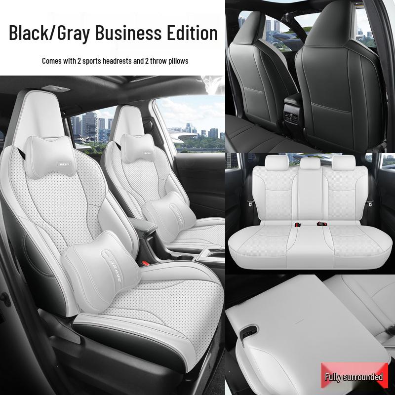 Чехлы на сиденья Toyota Corolla Ruifang: Универсальная, для круглогодичного использования, подходит для 26 моделей, полностью закрытый салон, чехлы на сиденья и коврик.