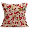 Очаровательная рождественская наволочка с Санта-Клаусом для теплого дома и офисного декора