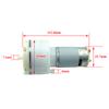 WP36C DC 12V 10L/M -60KPa Large Flow Mini 555 Motor Vacuum Air Pump Negative Pressure Suction Diaphragm Pump DIY Packer Inflator