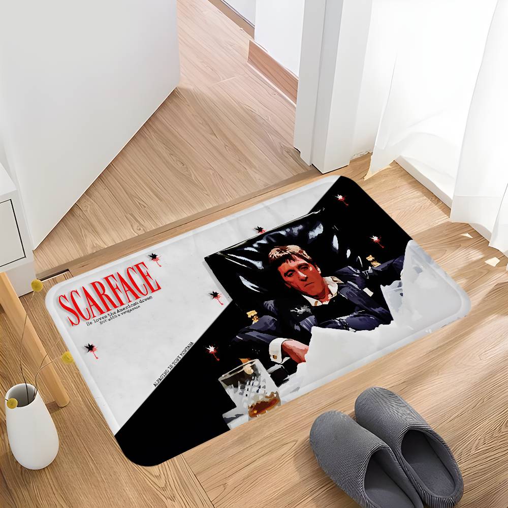 Movie Scarface Door Mat Nordic Style Bedroom Living Room Doormat Home Balcony Anti-Slip Alfombra