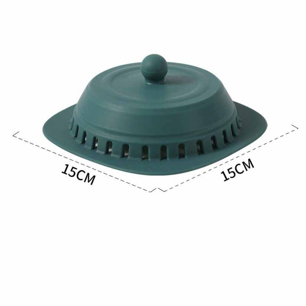 Portable Silicone Floor Drain Cover Press Type Anti-odor Sewer Anti-Clogging Strainer Kitchen Sink Filter