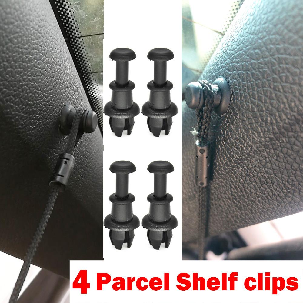 4Pcs FOR A3 S3 MK2 8P 8V Q5 SQ5 8R Boot Trunk Parcel Shelf Tray Strap String Clips Hook Tonneau Pivot Holder Holder