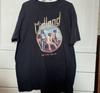 Midland Band «Let It Roll Tour 19 Хлопок Черный Все Размеры S-5XL Унисекс Рубашка CO416 Унисекс Футболка
