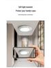 Wireless LED Ceiling Light with Motion Sensor & Remote, USB Rechargeable for Hallway, Cloakroom, or Balcony.