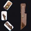 Leather Sheath Holder Pocket Hunt Flashlight Case Fold Knife Tool Camp Outdoor Carry Belt Loop Case