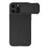 Nillkin Premium Black Camera Shield Case for iPhone 14 Pro Max - Synthetic Fiber S Series