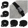Black Durable Nylon 0.5~3M Travel Tied Cargo Tie Down Luggage Lash Belt Strap With Cam Buckle Travel Kits Outdoor Camping Tool