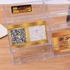 8 Pocket Desktop Business Card Holder Clear Acrylic Countertop Stand Display