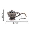 With Handle Lotus Incense Burner Metal Aroma Furnace Aromatherapy Stove  Home Interior Decoration