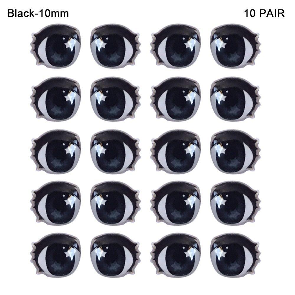 Кролик Мультяшные Глаза Наклейки Хрусталь Стекло Лицо Орган Пастер Несколько стилей Аниме Фигурка Кукла