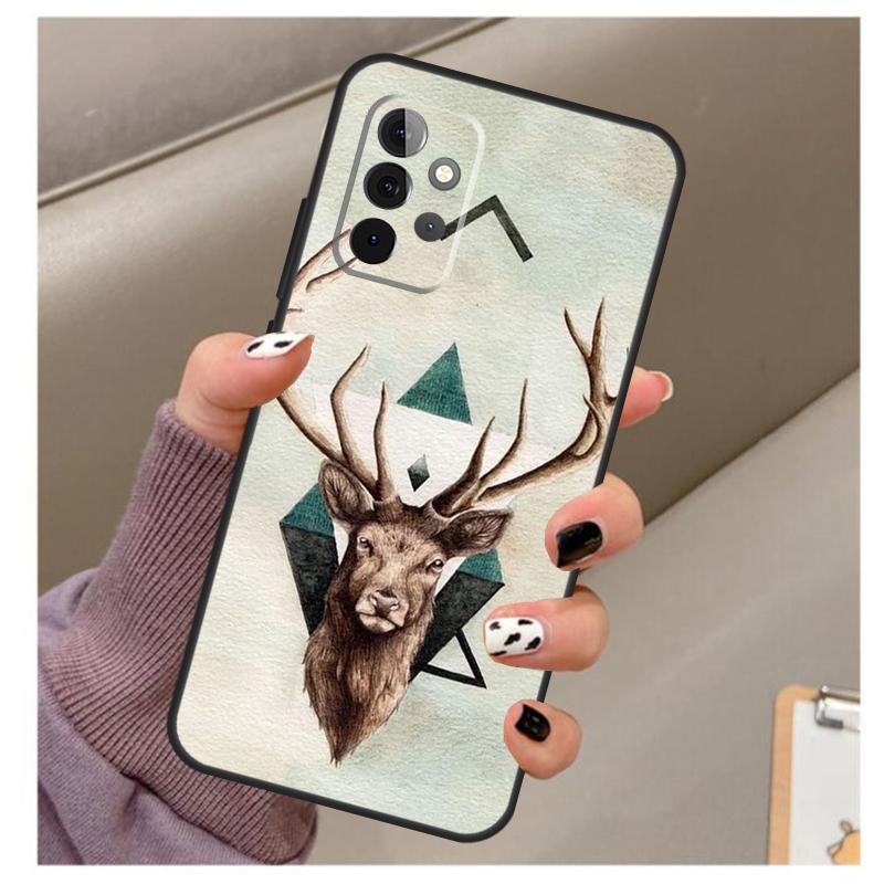 Чехол Олень для Samsung Galaxy A56 A16 A26 A36 A06 A52 A53 A33 A13 A34 A54 A14 A15 A35 A55 A22 A32