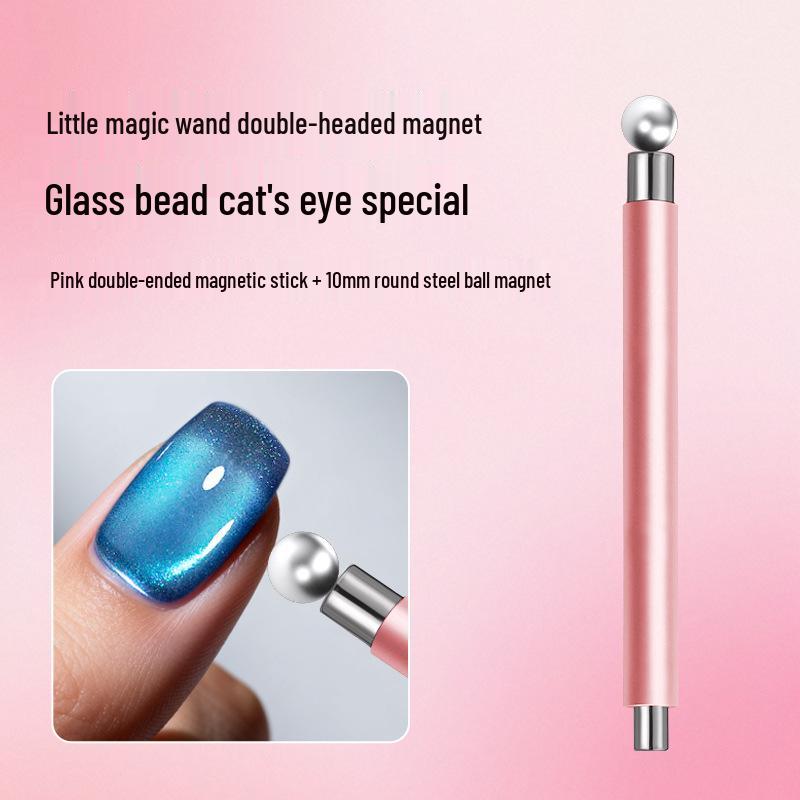 Magnetic Nail Art Crystal Stone Kit with Strong Rods: Round, Square, Cylindrical Neodymium Magnet