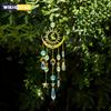 1pc Star Moon Wind Chime Pendant Cross Border Exclusive Crafts Garden Decoration Pendant Sun Catcher