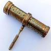 Antique Kaleidoscope Hand Carved Twist Brass Kaleidoscope for Adult and Kids Handmade Antique Finish Kaleidoscope with Brass Handle
