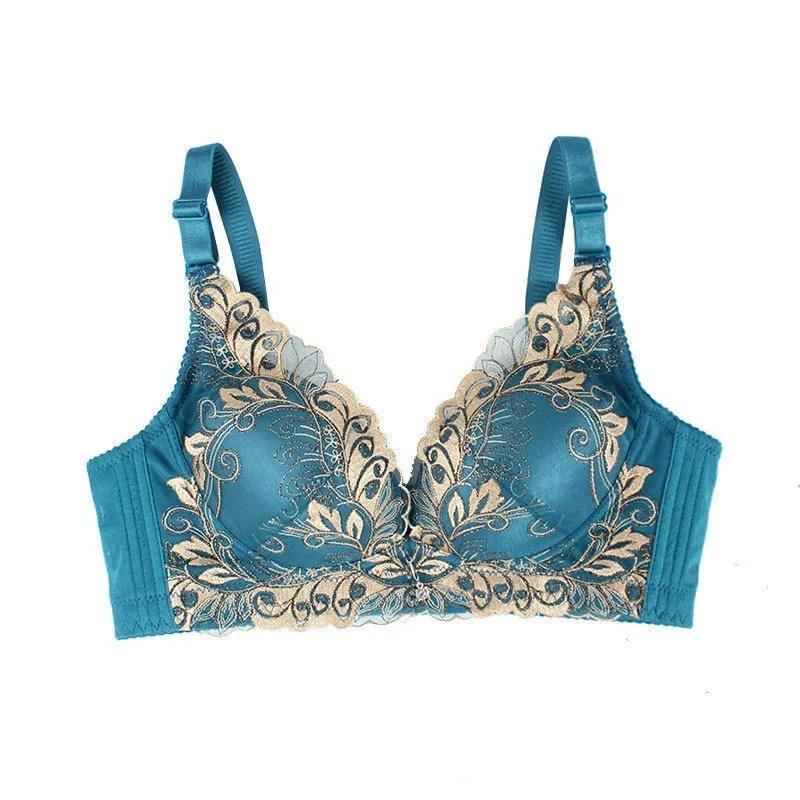 Ультратонкие кружевные сексуальные тонкие хлопковые чашечки с пухлыми пикантными бюстгальтерами большого размера пуш-ап