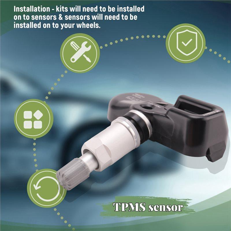 For Toyota Corolla Rav4 Prius Lexus ES350 RX350 PMV-107J Compatible 8PCS Car TPMS Tire Pressure Sensors 42607-33021 42607-06011