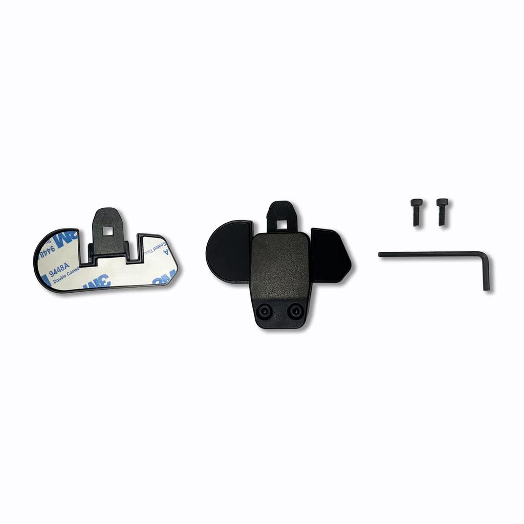 Helmet Mounting Clip for Set of Screw Clip and Velcro Suitable for S2 Plus Bike Spare Helmet Mounting Clip Intercom, 2, Clip, /S11/BT8/BT12 Intercom,