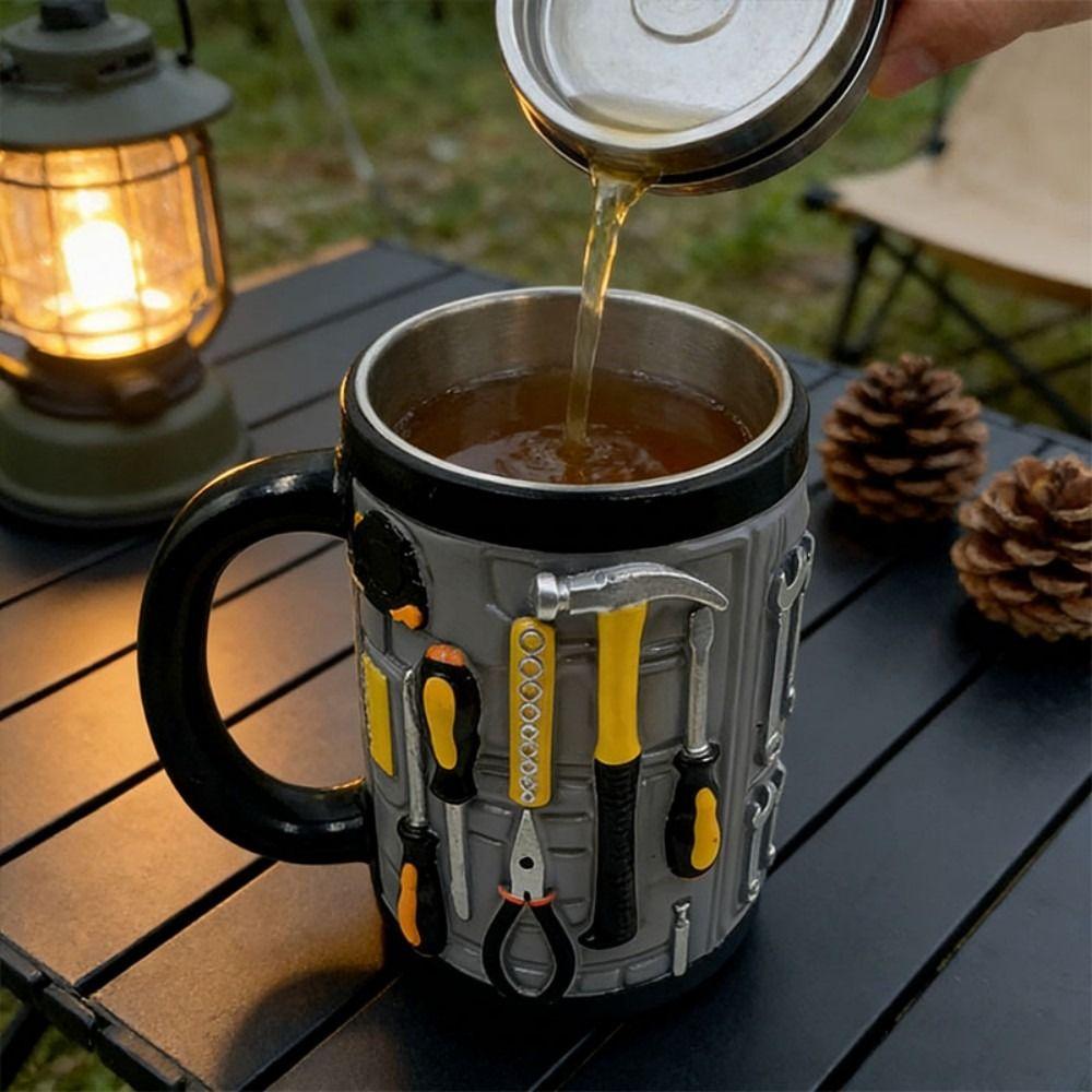 3D Toolbox Design Coffee Cup 300ml Water Cup Creativity Mechanic Mug Gifts for Men