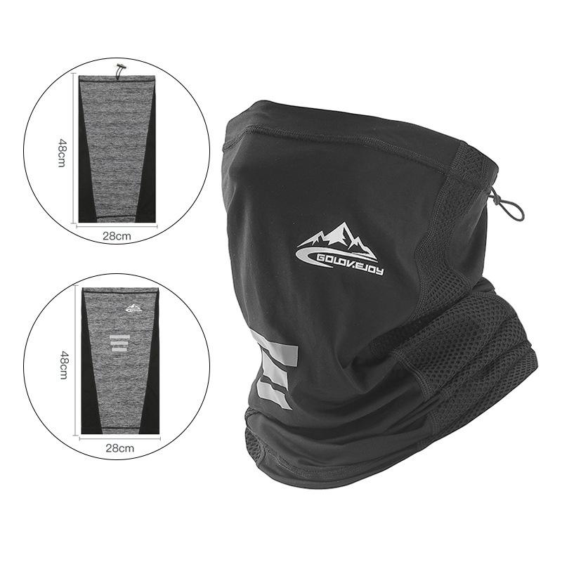Summer Sun Protection Icy Silk Cycling Face Mask Reusable Face Scarf Mask For Outdoor Fishing Cycling