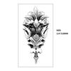 Xqb Black Skull Animal Eagle Snake Water Transfer Tattoo Simulation Disposable Tattoo Sticker