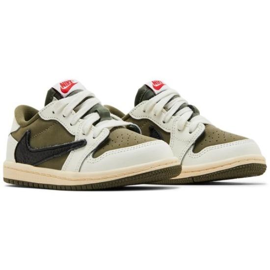 Travis Scott x Air Jordan 1 Low OG SP Medium Olive (ТД)DO5441-200 5C-10C