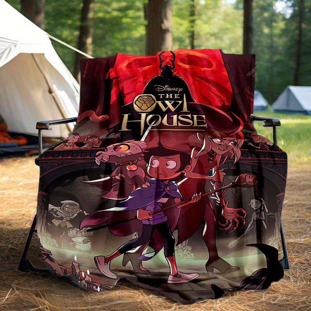 1 шт., Плед Disney «Дом Совы» для Всех Сезонов, Для Гостиной, Путешествий, Кемпинга, Автомобиля