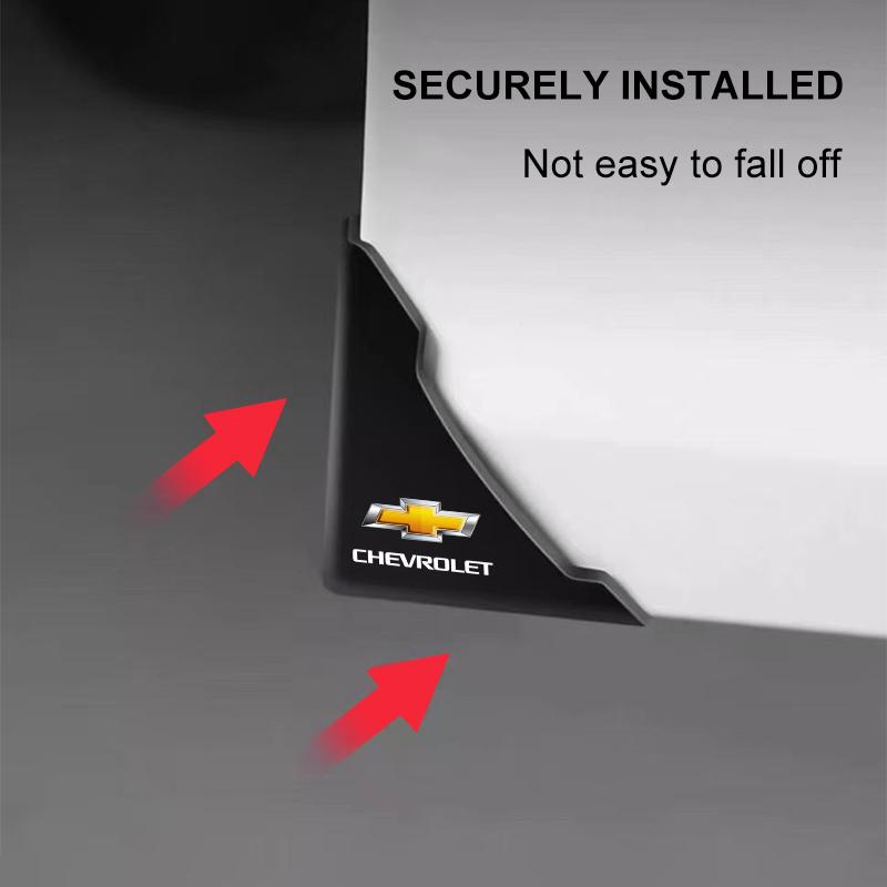 Силиконовый защитный противоударный уголок двери автомобиля для Chevrolet Cruze Malibu Sail Equinox AVEO Lova RV Captiva Silverado Spark Crvalier