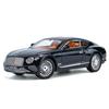 1/24 Bentley Continental GT Model Car, Alloy Diecast Collectible Pull Back Car Toy with Door Can Be Opened for Boys Girls Gift