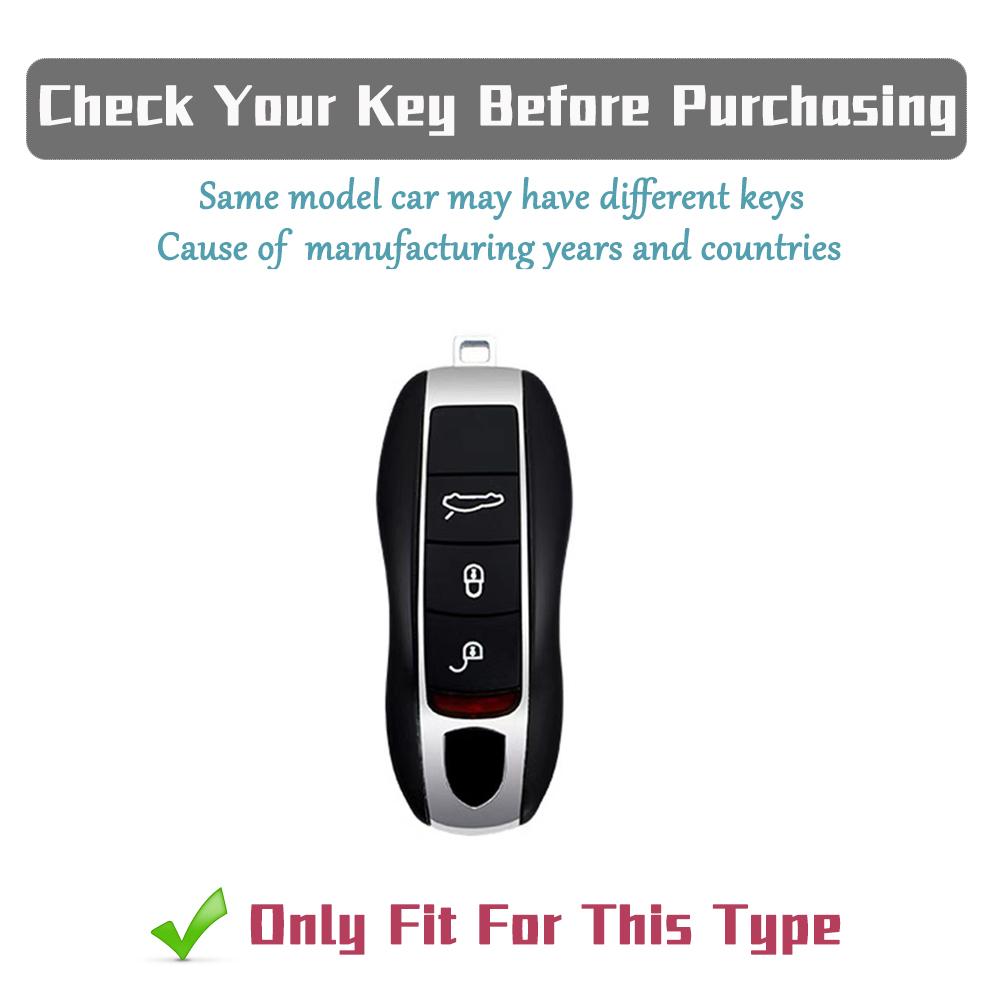 Чехол-брелок с 3 кнопками, полная защита, для Porsche Cayenne Macan Panamera 911 718 Cayman 918 958