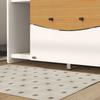 PawHut Cat Litter Box Cabinet with Pull-Out Drawer and Litter-Trapping Mat, 78 x 50 x 51 cm, Oak and White